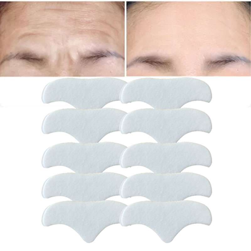 10pcs Anti-wrinkle Forehead Patches Removal Moisturizing Anti-aging Sagging Wrinkles Smoothing Lines Locking Moisture  Moisture